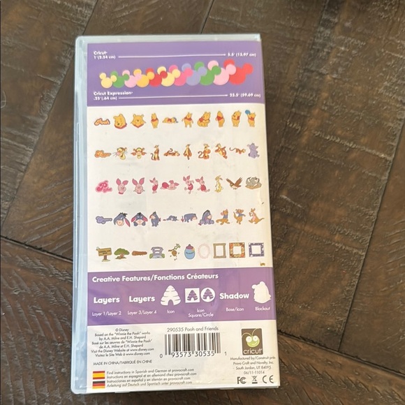 Disney Yellow Winnie the Pooh Cricut - Picture 4 of 4